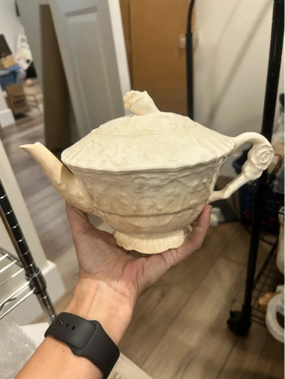 Popegosser rose point teapot vintage pope gosser
